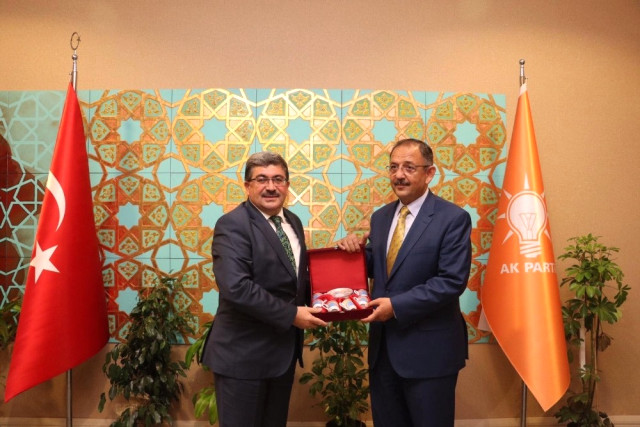 Başkan Can, AK Parti Genel Başkan Yardımcısı Özhaseki ile Bir Araya Geldi