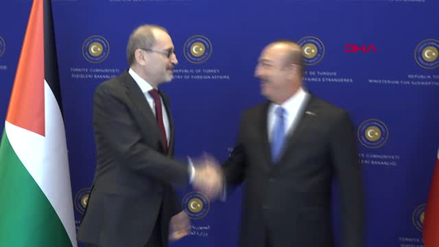 Dışişleri Bakanı Mevlüt Çavuşoğlu Ürdün Dışişleri Bakanı Ayman Safadi ile Görüştü