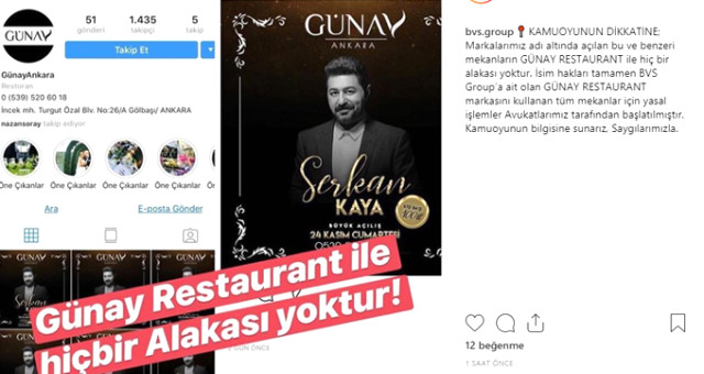 Bvs Grup, Kamuoyuna Açıklama