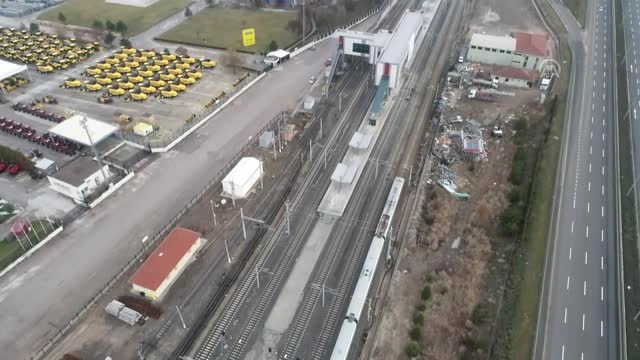 Yht Kazasının Meydana Geldiği Hat Kullanıma Açıldı (3) – Drone