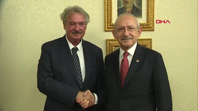 Ankara Kılıçdaroğlu, Lüksemburg Dışişleri ve Avrupa Bakanı Asselborn ile Biraraya Geldi