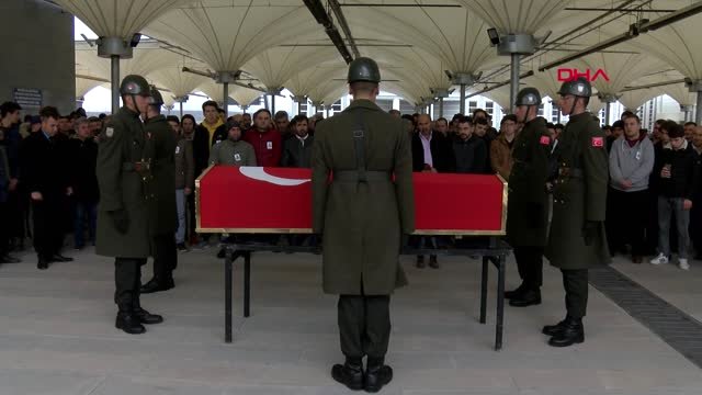 Ankara_görevde Rahatsızlanarak Hayatını Kaybeden Asker, Son Yolculuğuna Uğurlandı