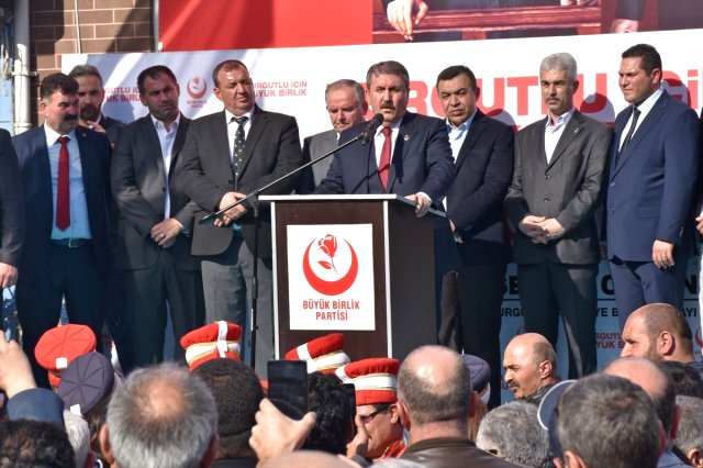 BBP Genel Başkanı Mustafa Destici, Manisa’da