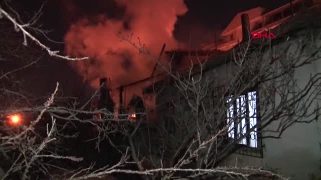 Ankara’da Gecekondu Yangını