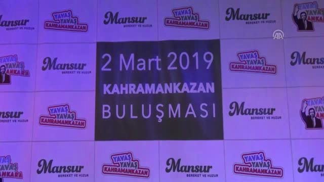 Mansur Yavaş, Kahramankazan’da Projelerini Anlattı