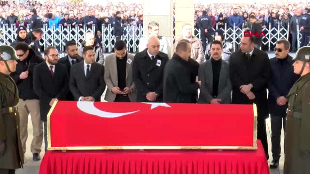 Ankara şehidini uğurladı -1
