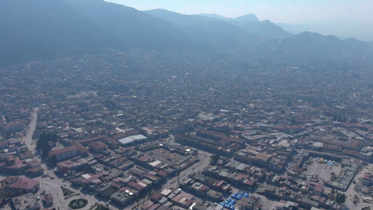Antakya depremin 15’inci günü havadan görüntülendi