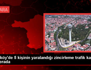 Kadıköy’de Zincirleme Trafik Kazası: 5 Yaralı