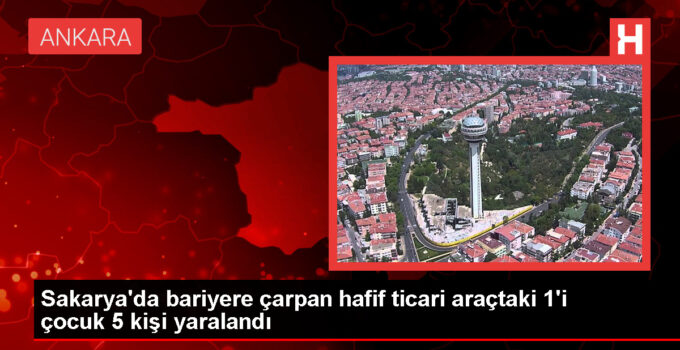 Anadolu Otoyolu’nda kaza: 1’i çocuk 5 kişi yaralandı