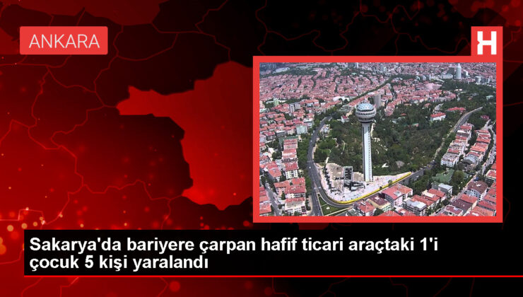 Anadolu Otoyolu’nda kaza: 1’i çocuk 5 kişi yaralandı