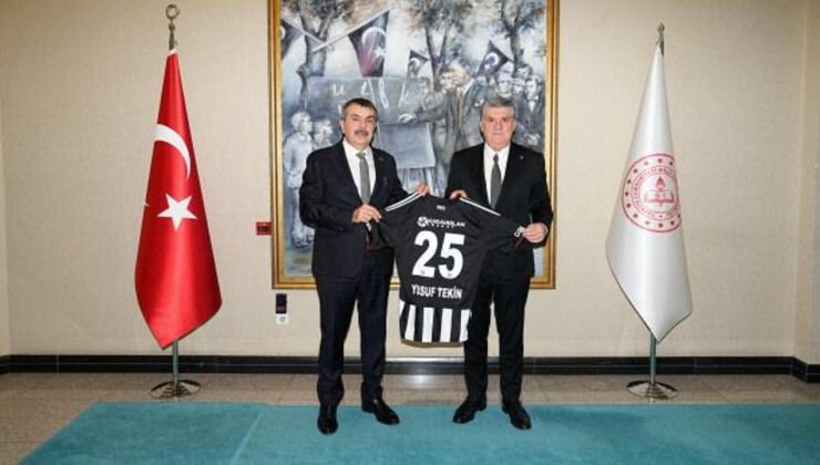 Beşiktaş’tan Ankara ziyareti! Serdal Adalı Bakan Tekin ve Bakan Şimşek’le görüştü