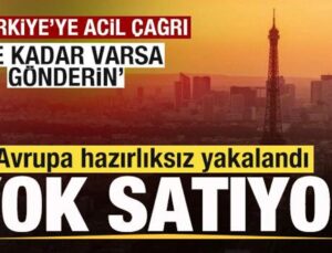 Avrupa’da yok satıyor! Türkiye’den acil istedi! ‘Elinizde ne kadar varsa gönderin’