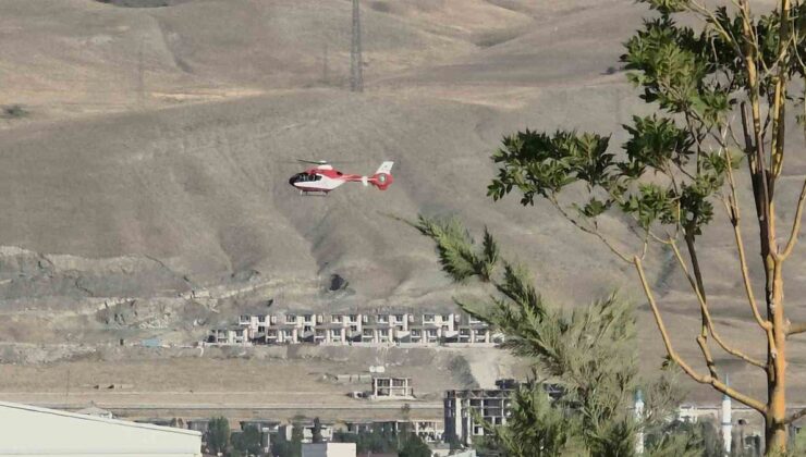 Gebe Bayan Helikopterle Van’a Sevk Edildi
